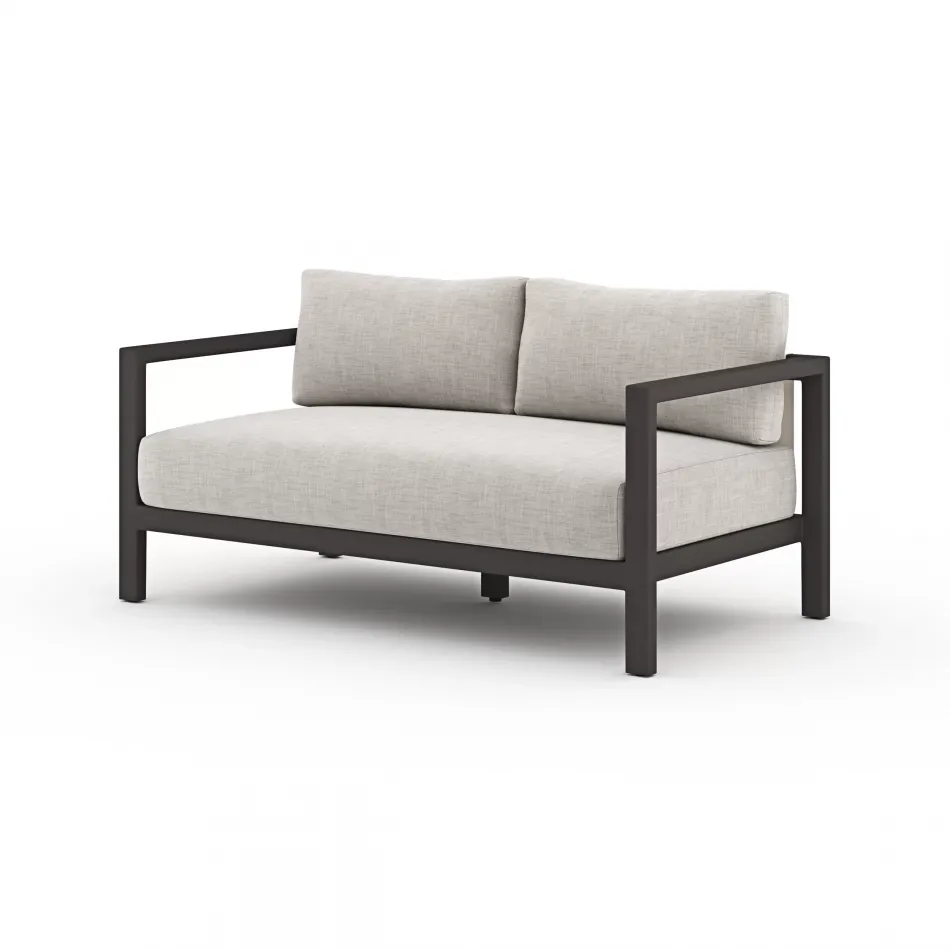 Sonoma Outdoor Sofa 60" Bronze/Stone Grey