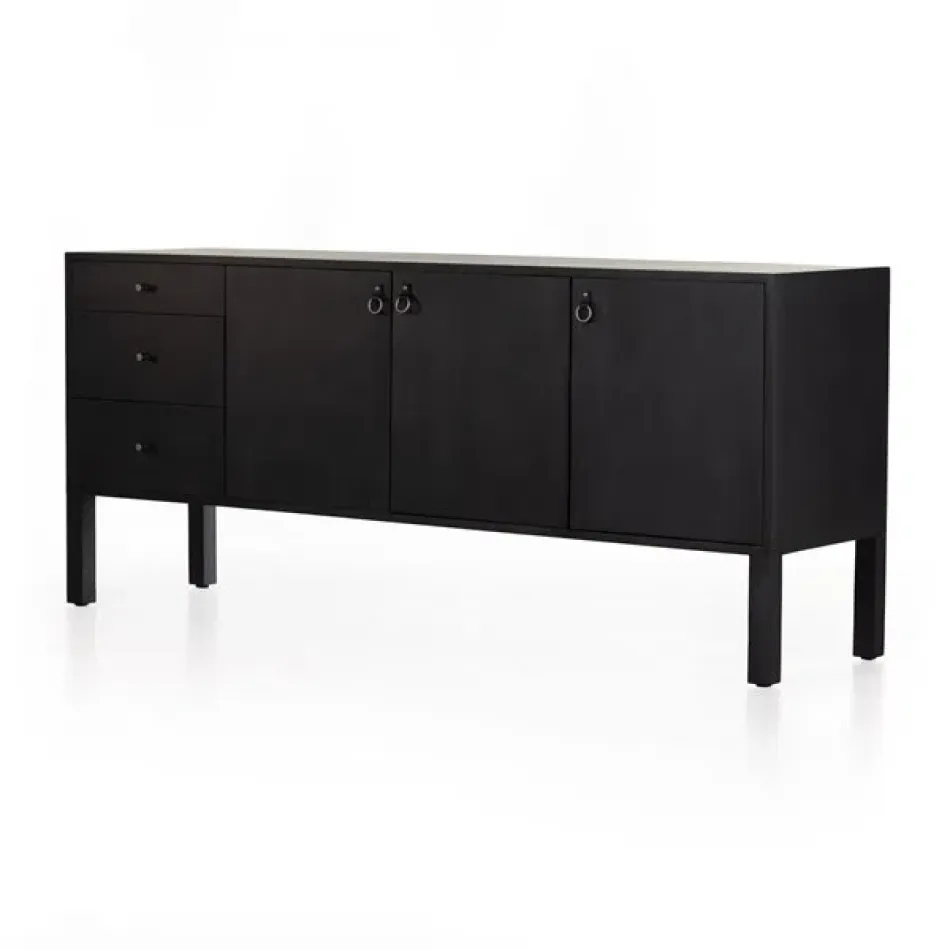 Isador Sideboard Black Wash Poplar