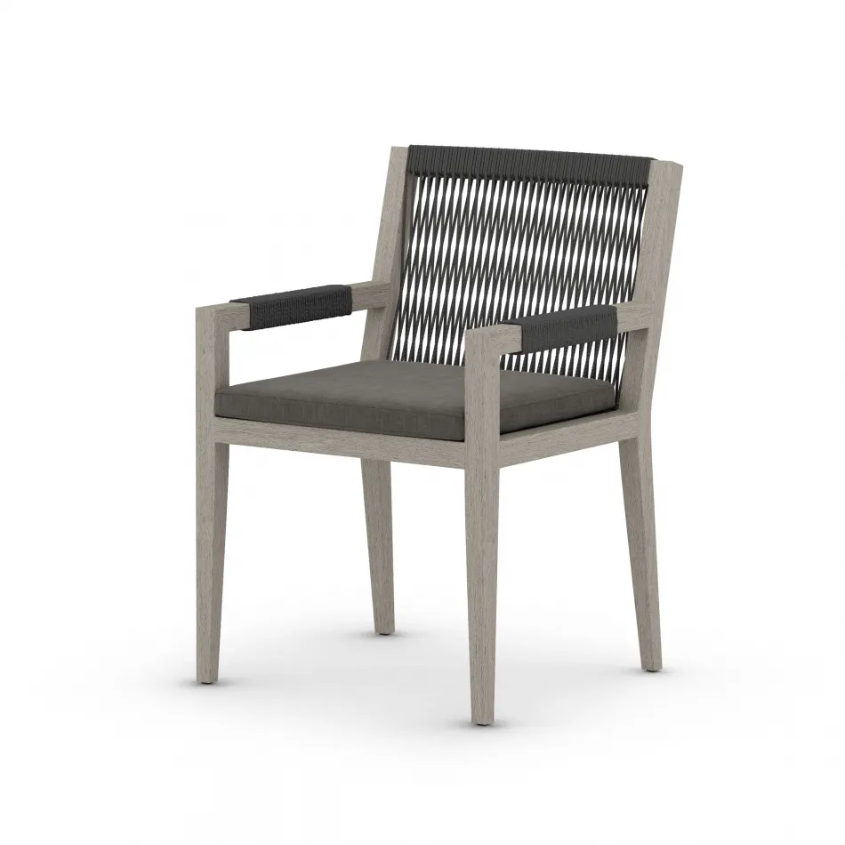 Sherwood Dining Armchair Grey/Charcoal