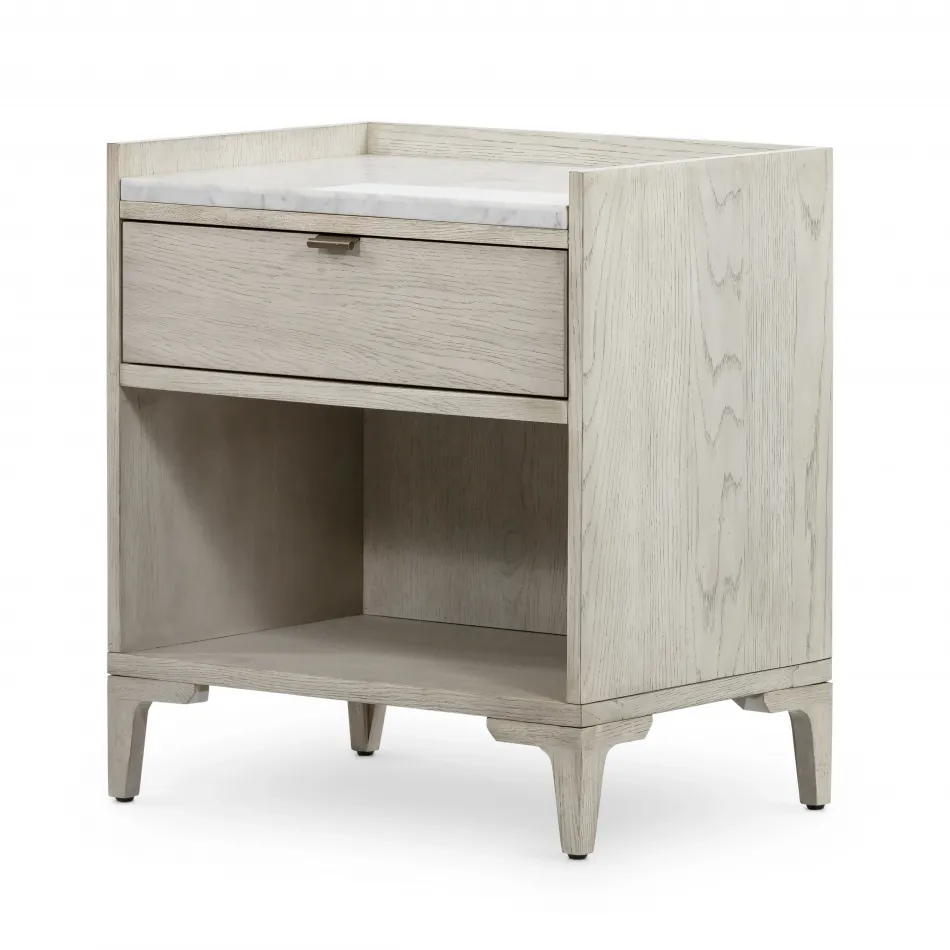 Viggo Nightstand Vintage White Oak