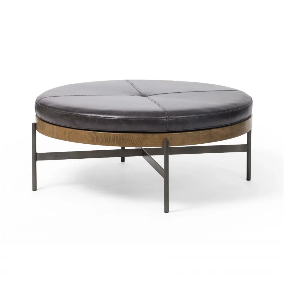 Edwyn Large Ottoman Sonoma Black