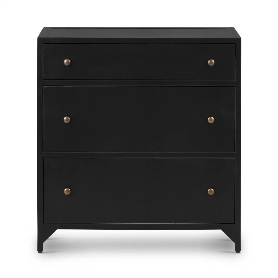 Belmont Large Storage Nightstand Black