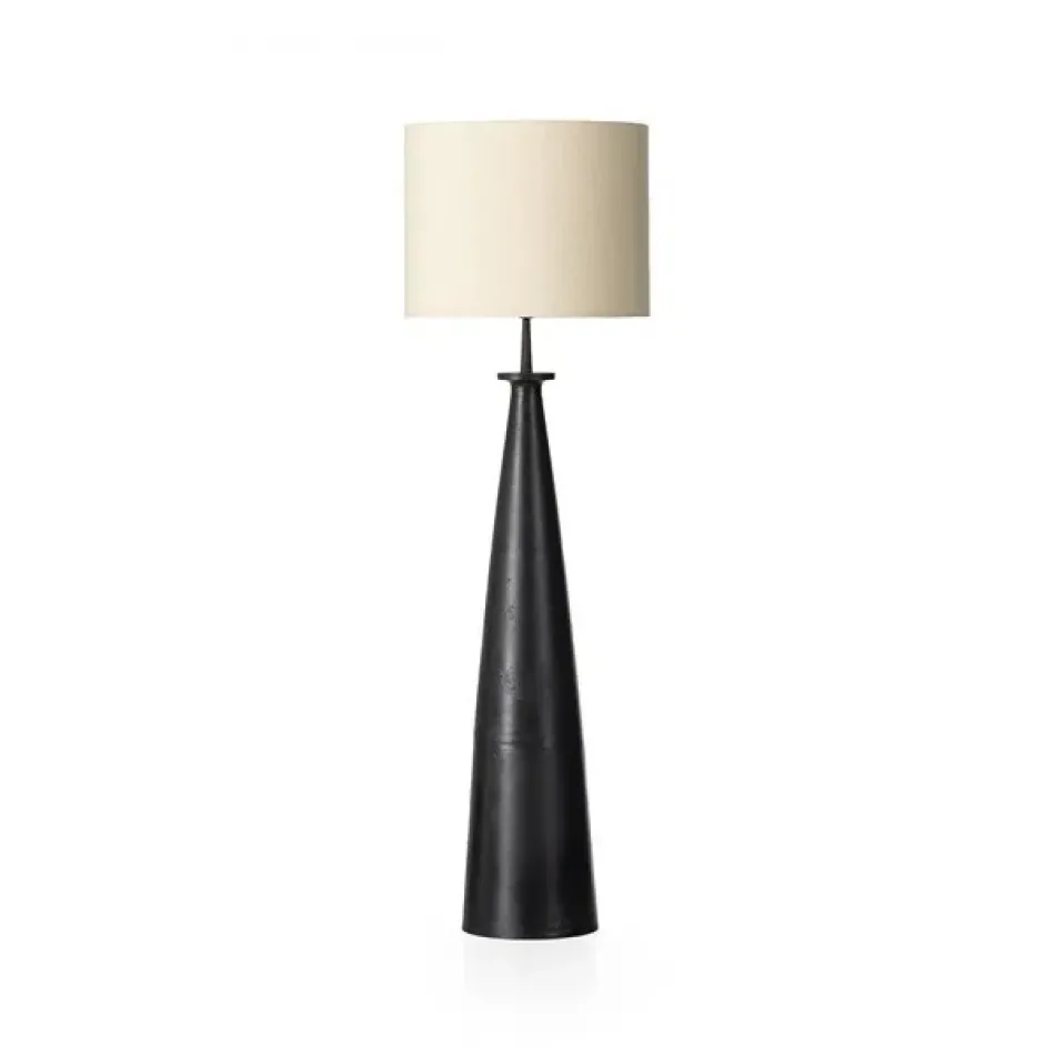 Innes Floor Lamp Matte Black Cast