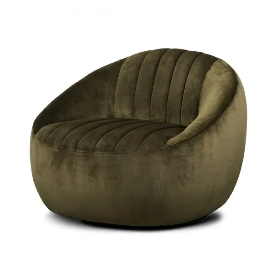 Audie Swivel Chair Surrey Olive