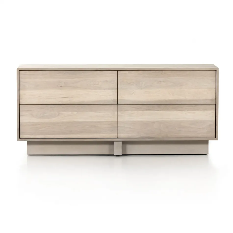 Bodie 4-Drawer Dresser Ashen Walnut