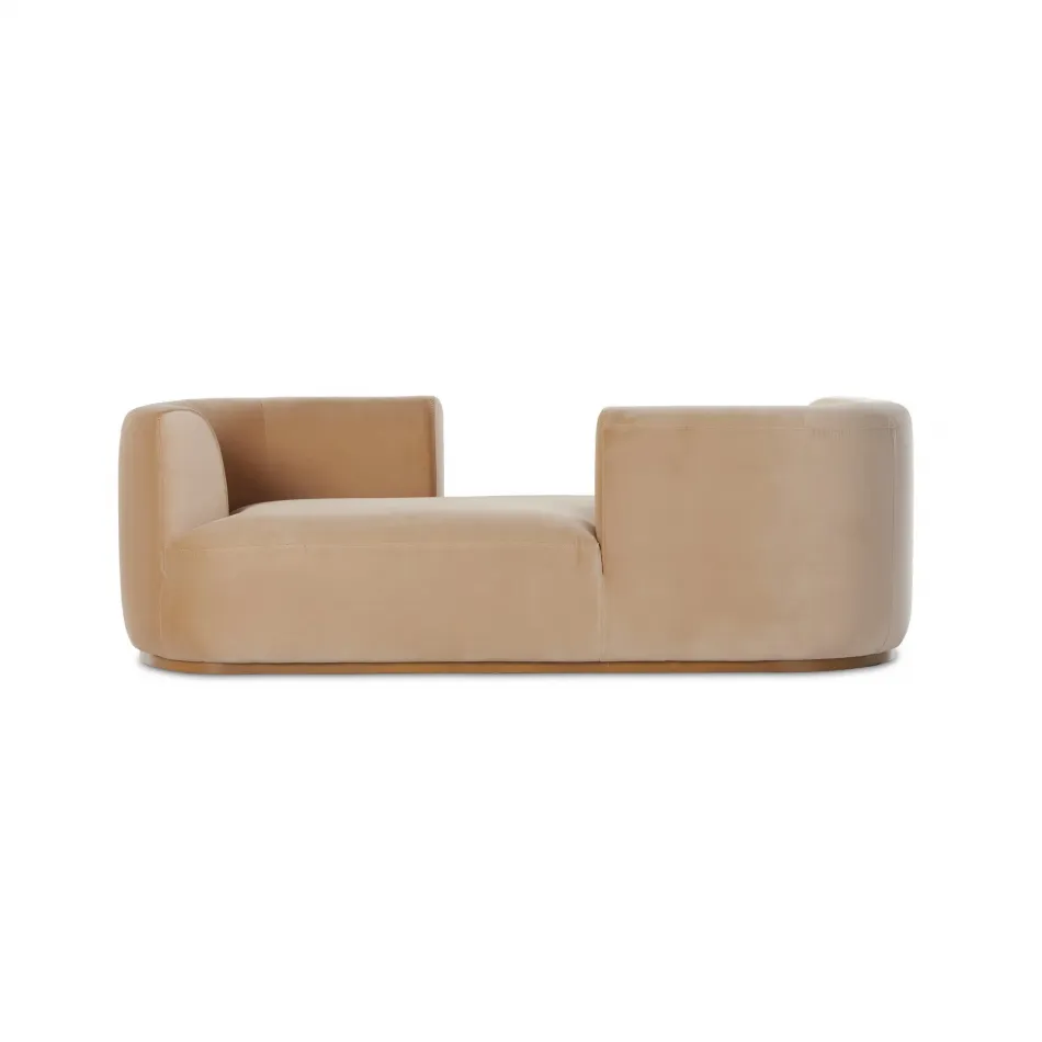 Deandra Tete A Tete Chaise Surrey Camel