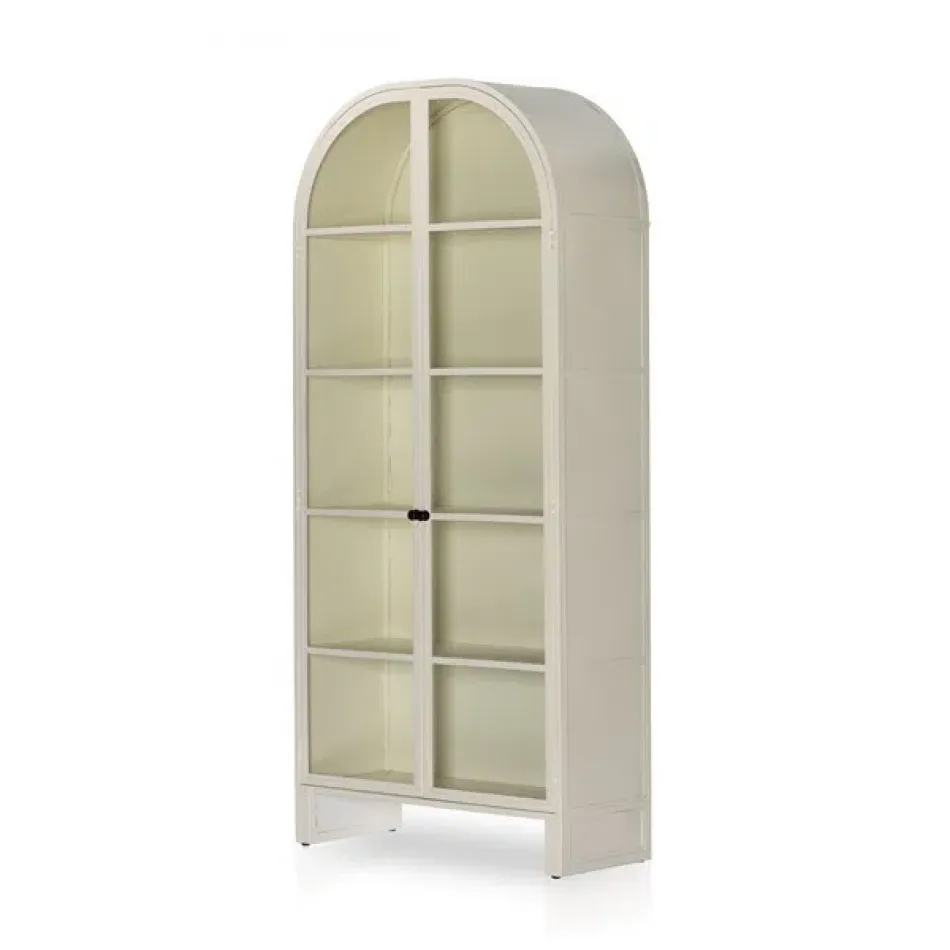 Breya Cabinet Cream Powder Coat