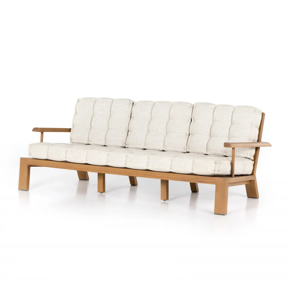 Beck Outdoor Sofa 85" Natural Teak