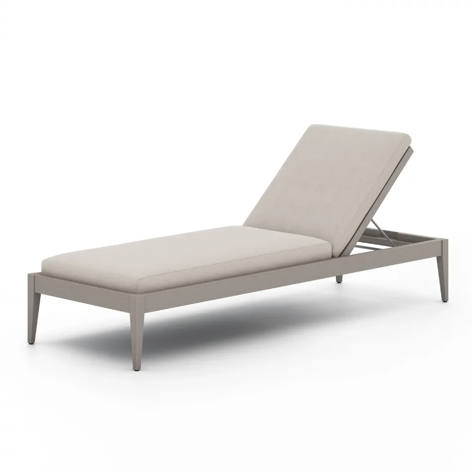 Sherwood Outdoor Chaise Grey/Stone Grey