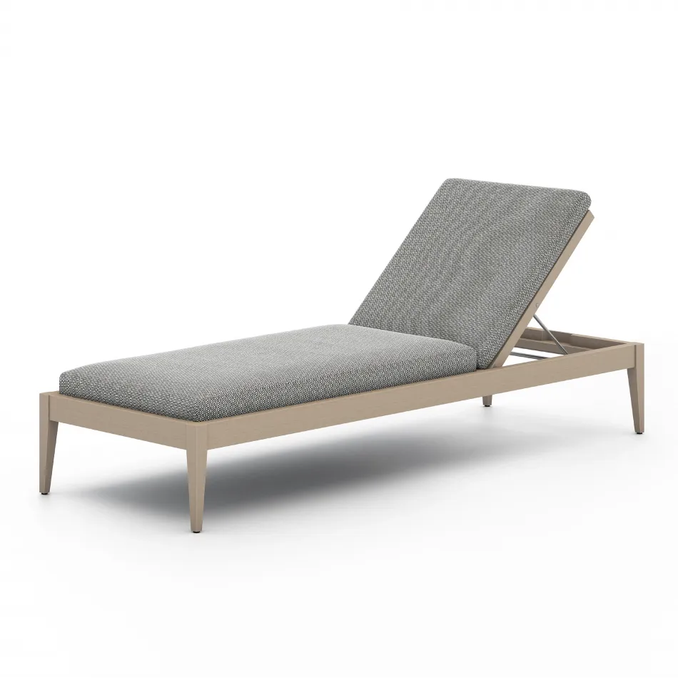 Sherwood Outdoor Chaise Brown/Faye Ash