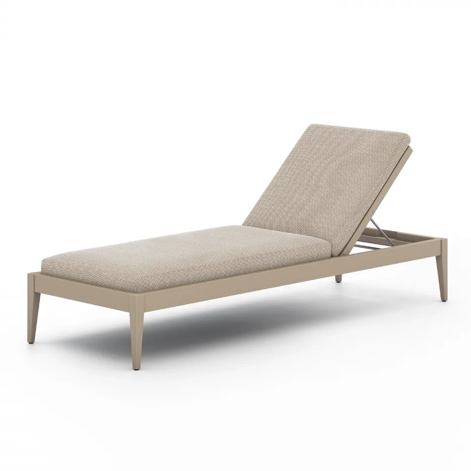 Sherwood Outdoor Chaise Brown/Faye Sand