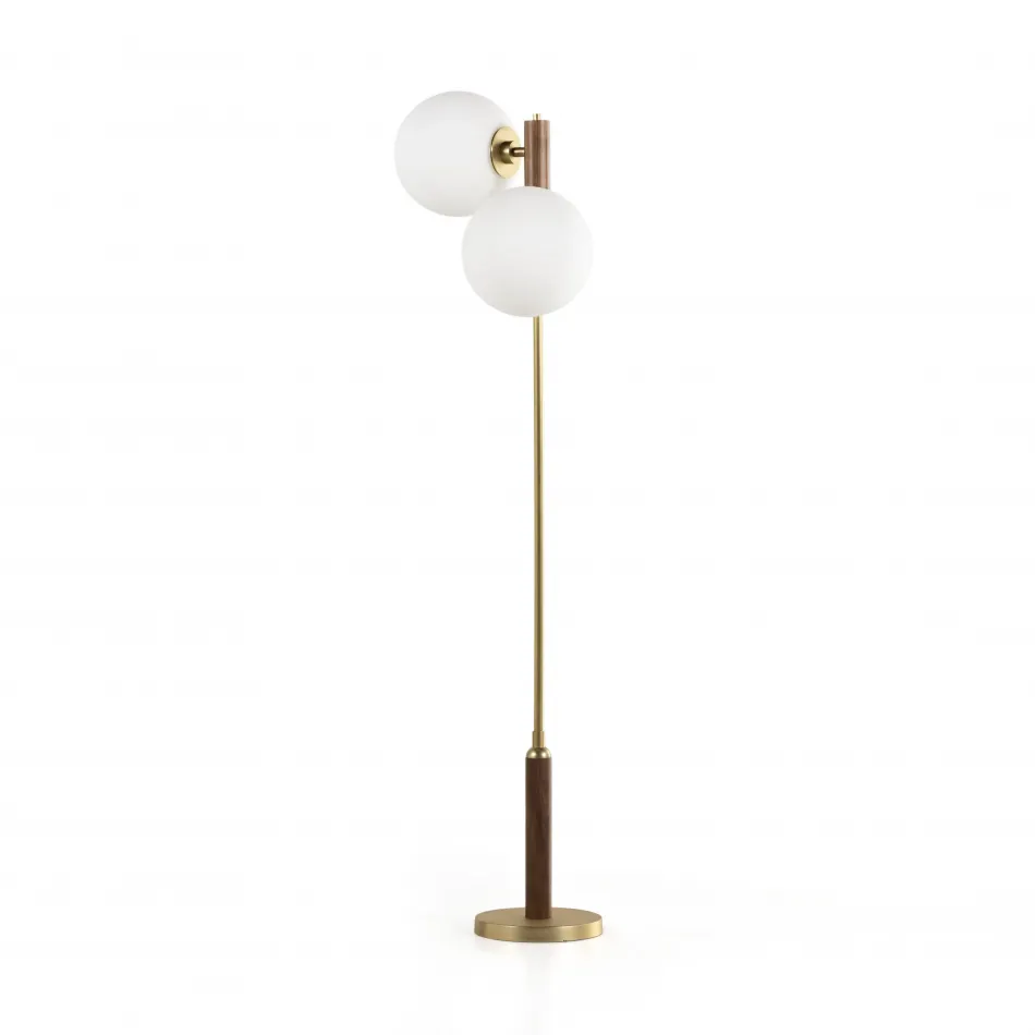 Colome Floor Lamp Natural Walnut