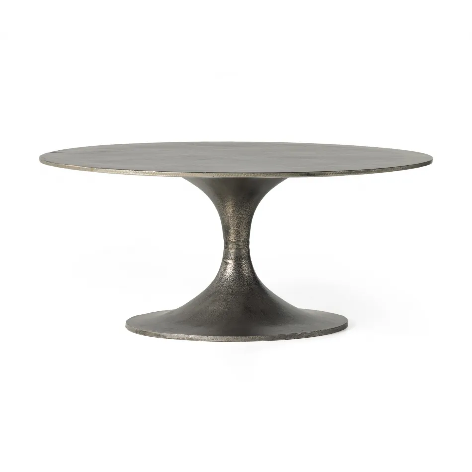 Simone Round Coffee Table Raw Antique