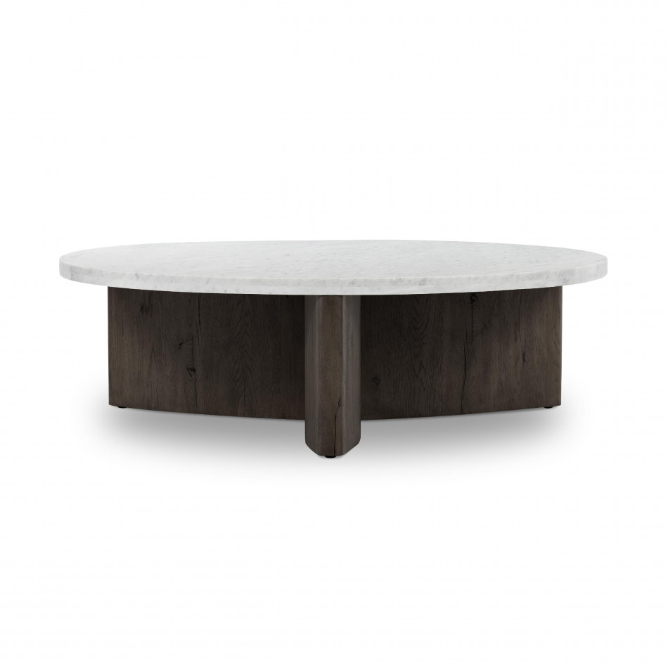 Toli Coffee Table Italian White Marble