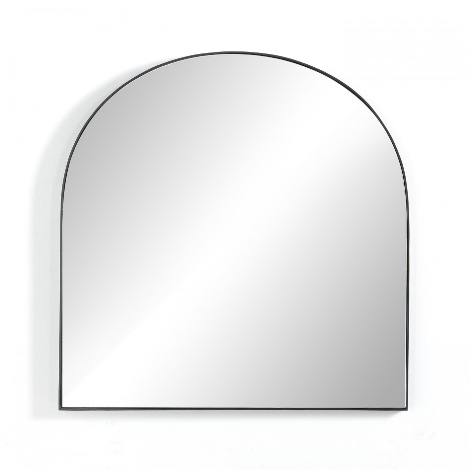 Georgina Wide Arch Mirror Iron Matte Black