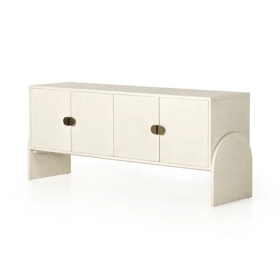 Cressida Sideboard Ivory Painted Linen