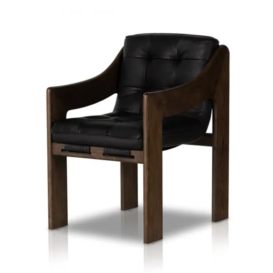 Halston Dining Armchair Heirloom Black