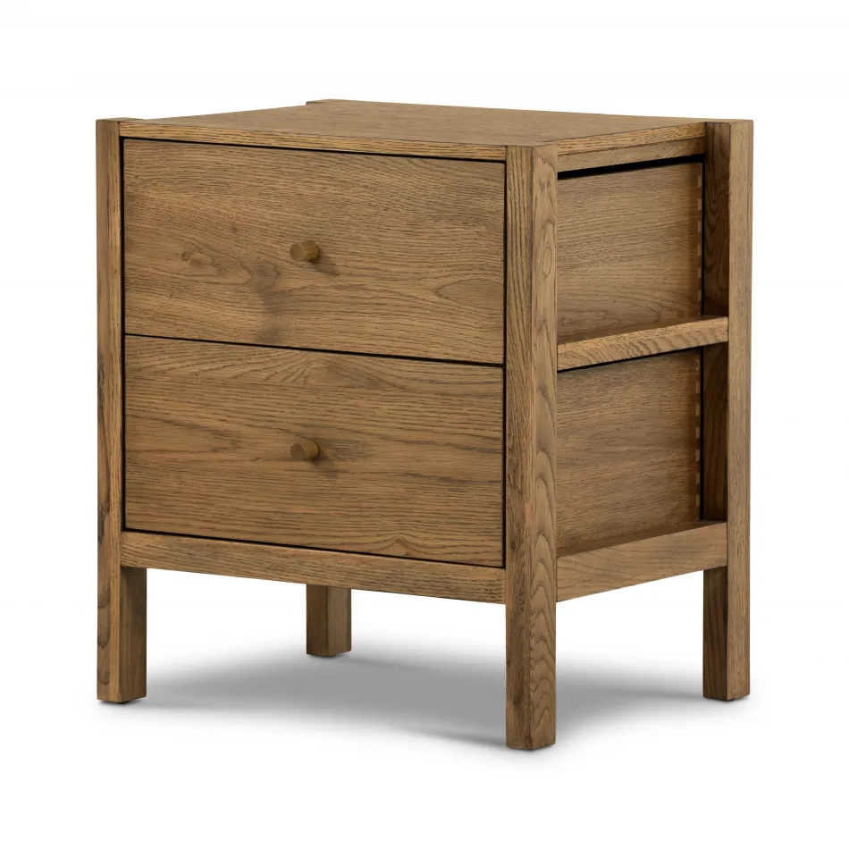 Meadow Nightstand Tawny Oak