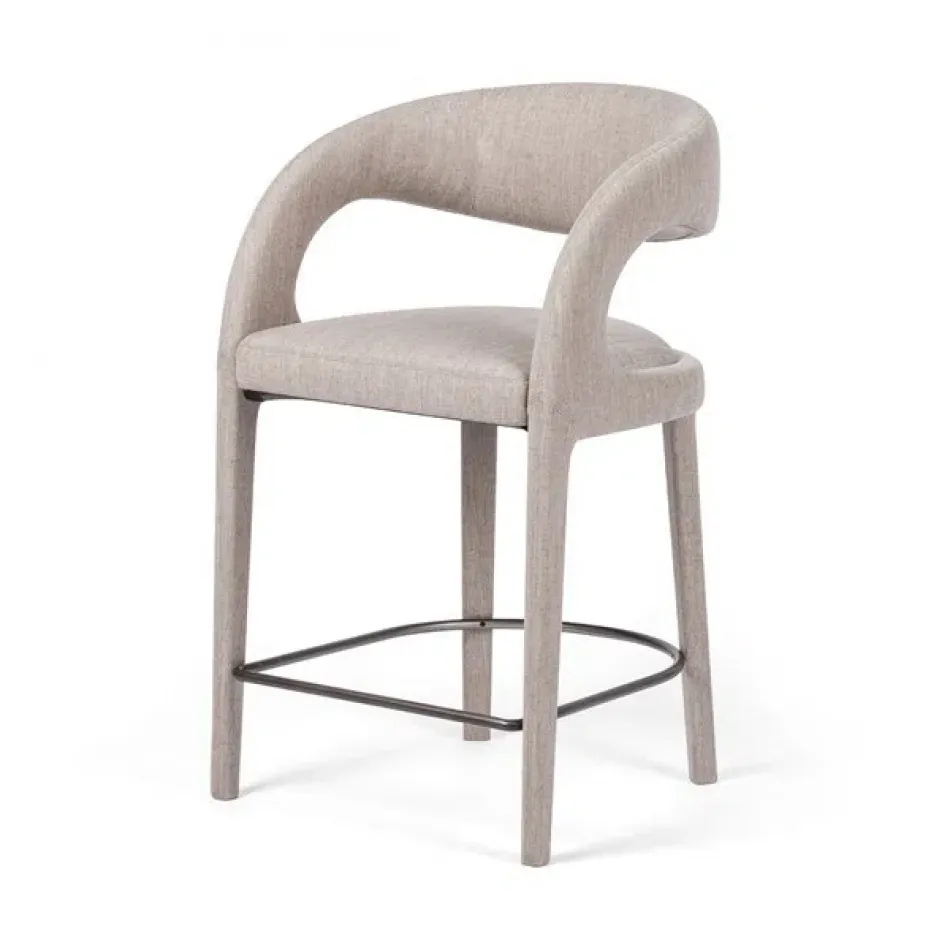 Hawkins Savile Flannel Counter Stool