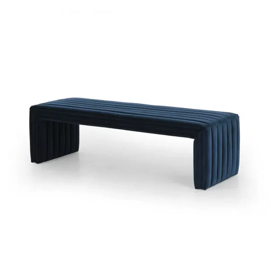 Augustine Bench Sapphire Navy