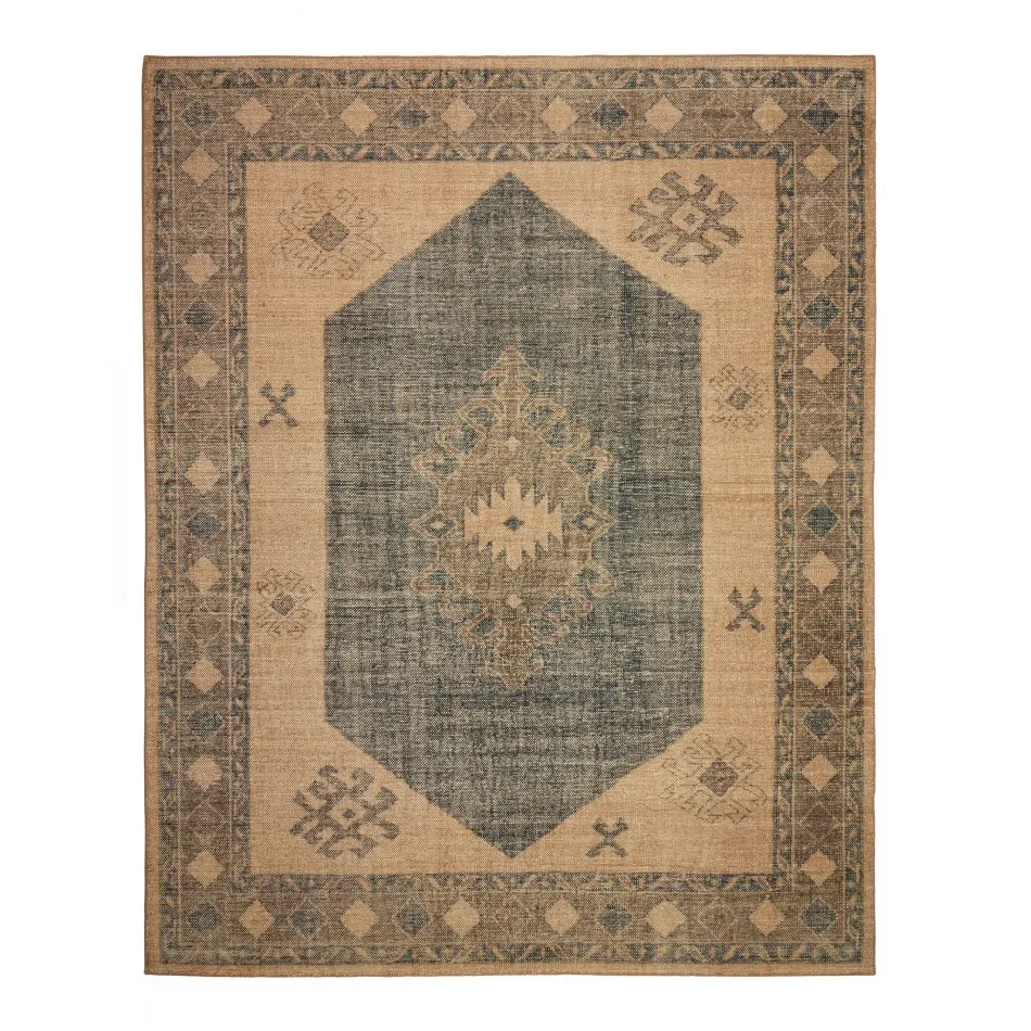 Samsa Hand Knotted Rug Samsa Navy