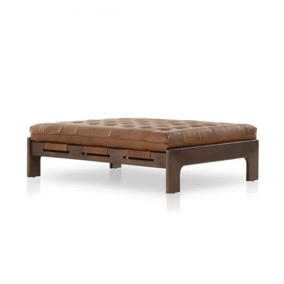 Halston Cocktail Ottoman Heirloom Sienna