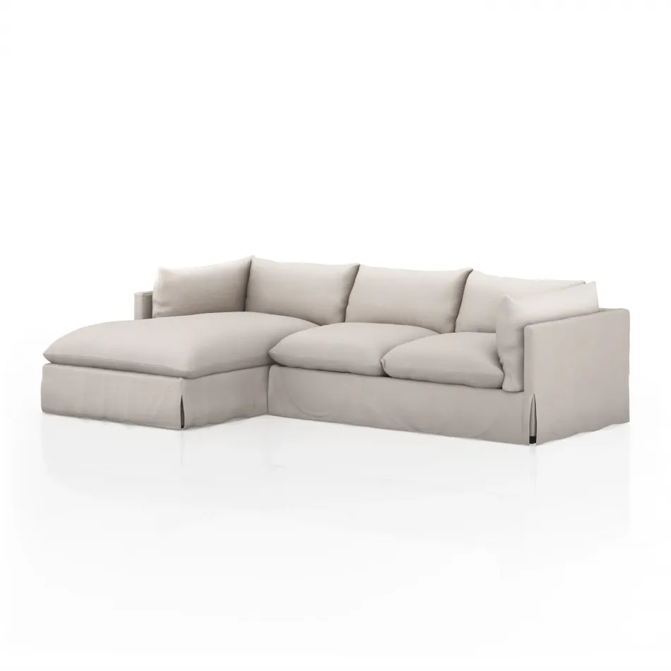 Habitat 2 Piece Left Arm Facing Sectional 115'' Moon