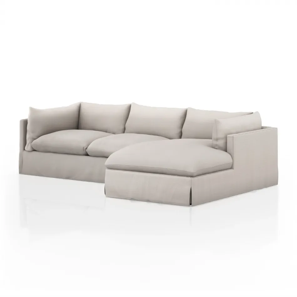 Habitat 2 Piece Right Arm Facing Sectional 115'' Moon