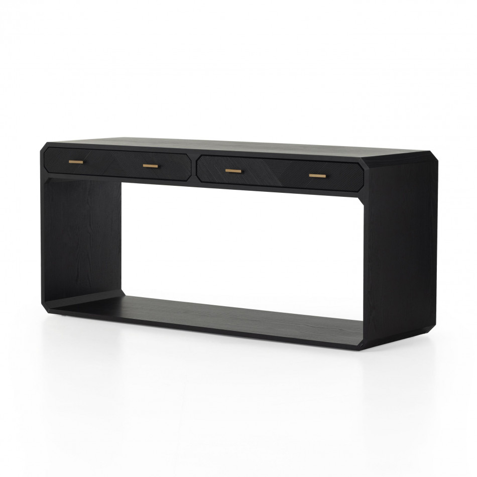 Caspian Console Table Black Ash