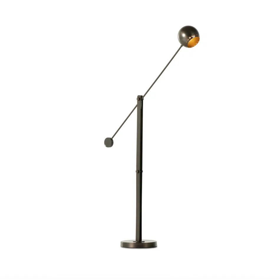 Torin Floor Lamp Dark Antique Brass