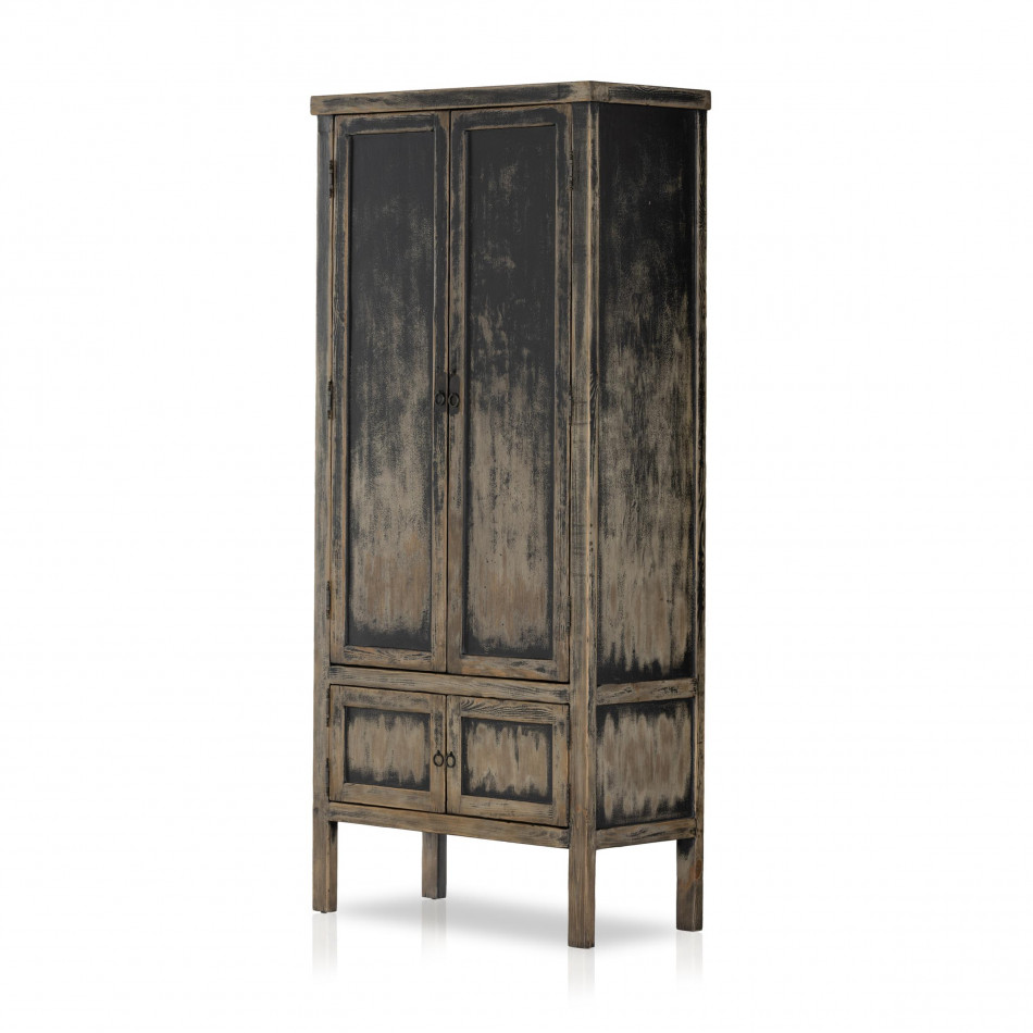 Hitchens Cabinet Worn Black