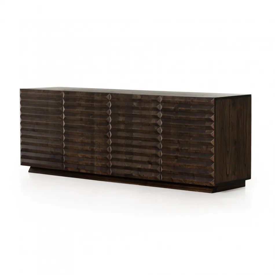 Tussac Media Console Matte Brown Neem