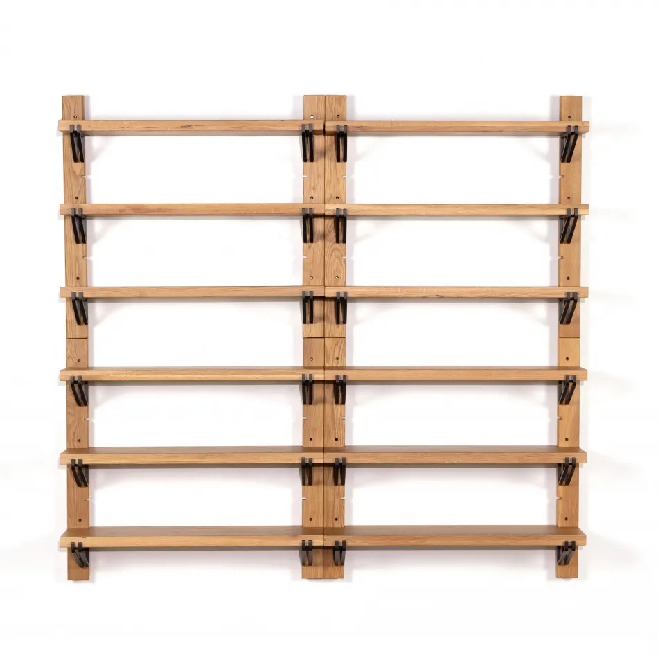 Pivott Shelf Set of Four Natural Oak Veneer