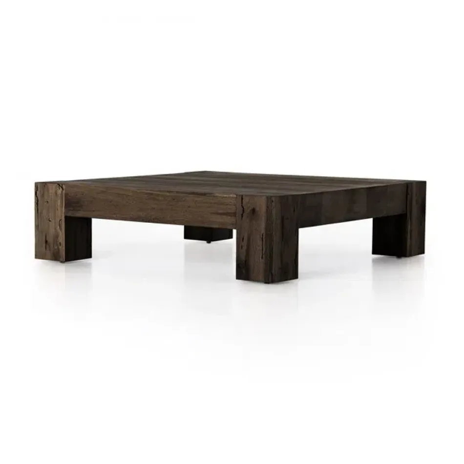 Abaso Coffee Table Ebony Rustic