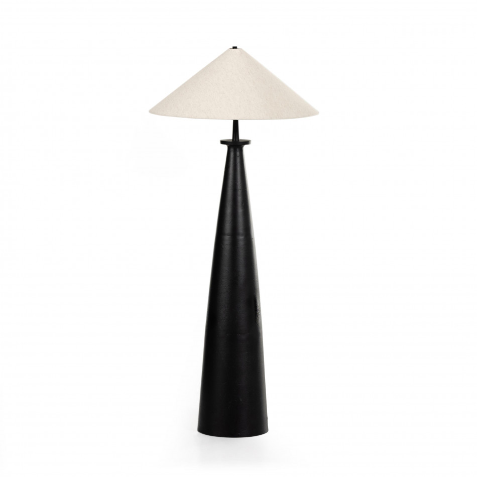 Innes Tapered Shade Floor Lamp Mtt Black