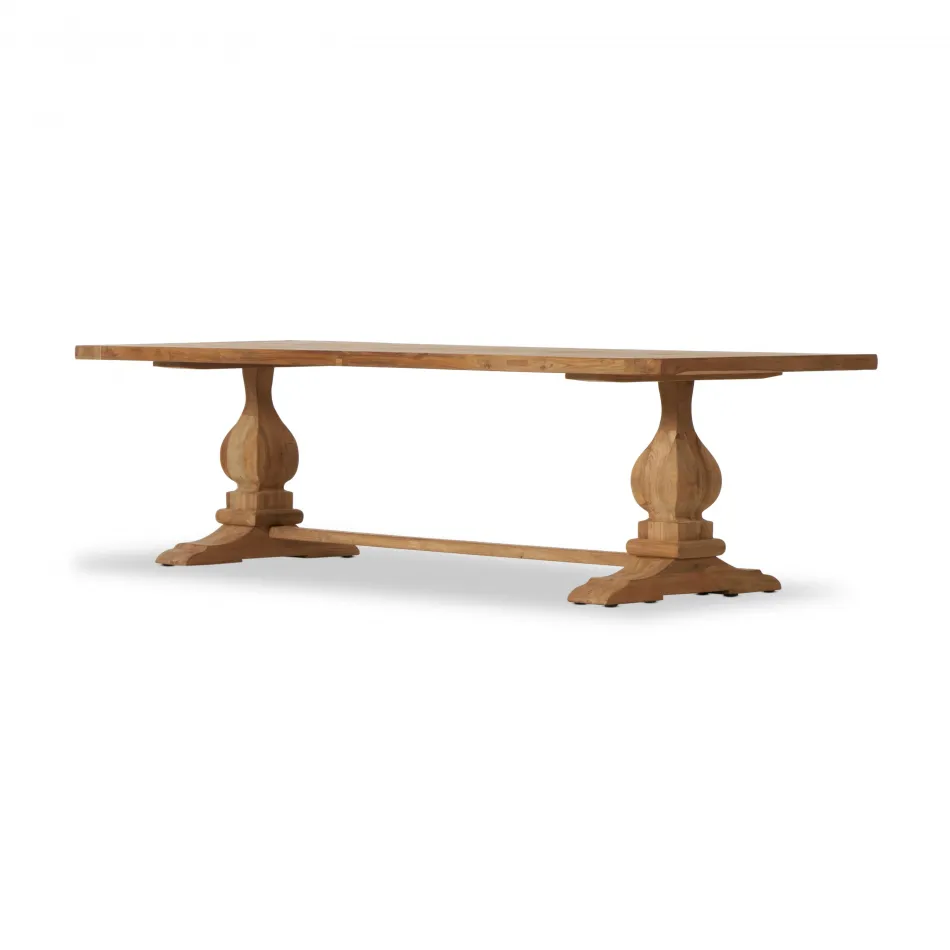 Novell Outdoor Dining Table 111" Natural