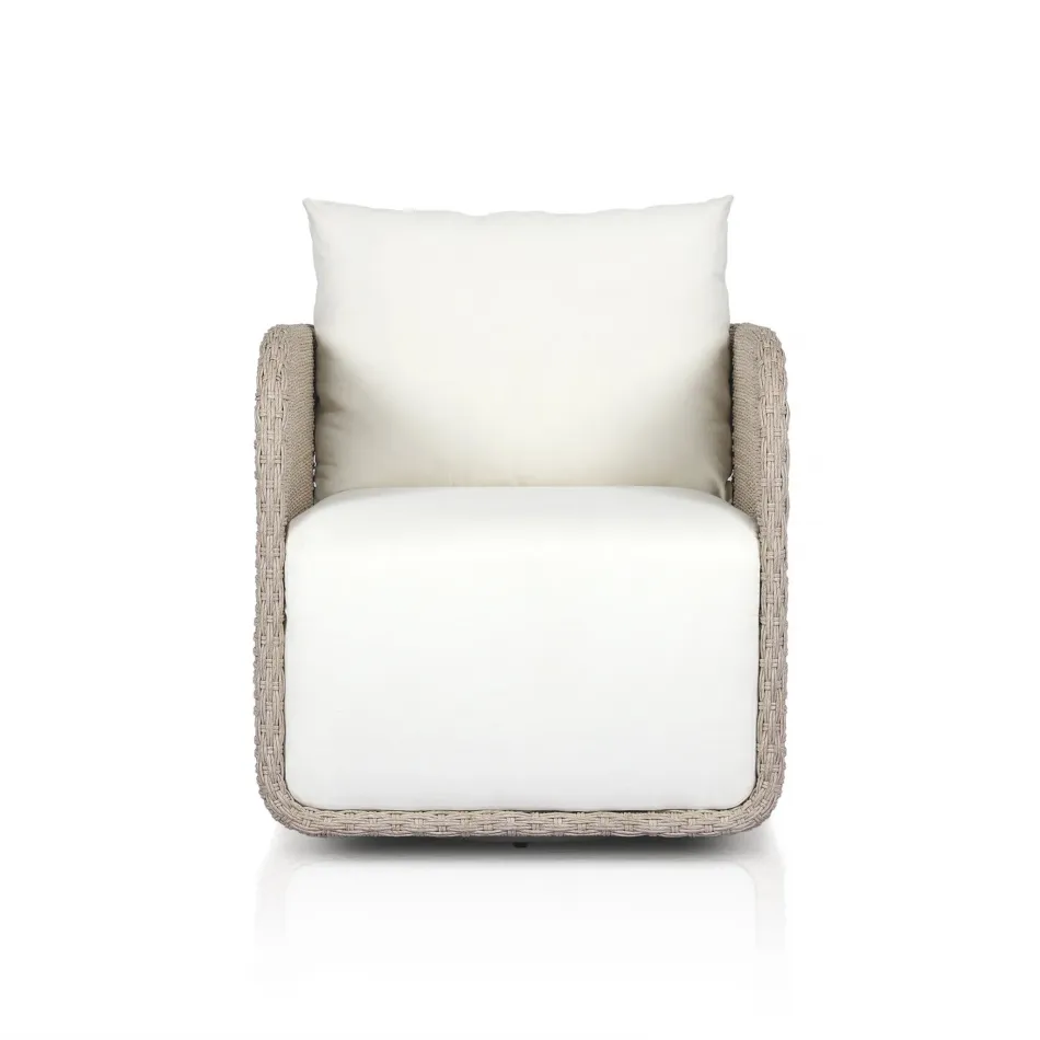 Geneva Outdoor Swivel Chair Arashi Salt