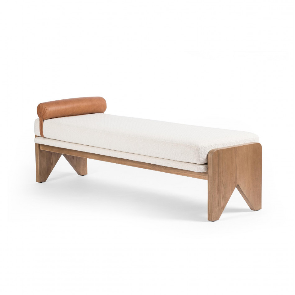 Conlen Accent Bench Gibson White