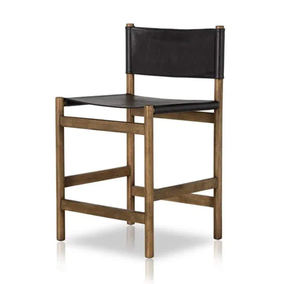 Kena Sonoma Black Bar Stool