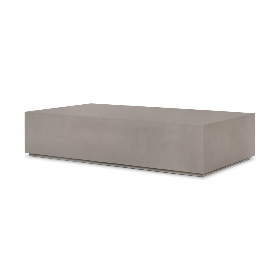 Otero Outdoor Rectangular Coffee Table Natural