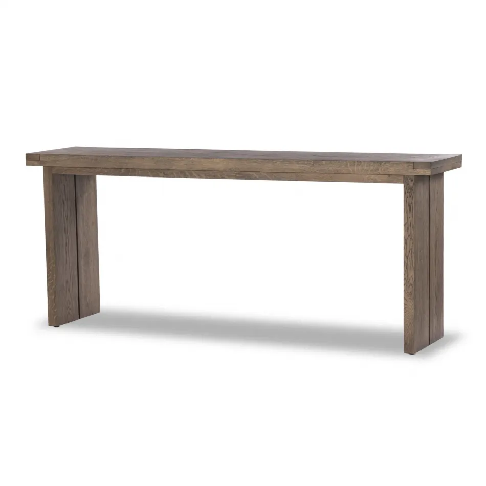 Warby Console Table Worn Oak Veneer