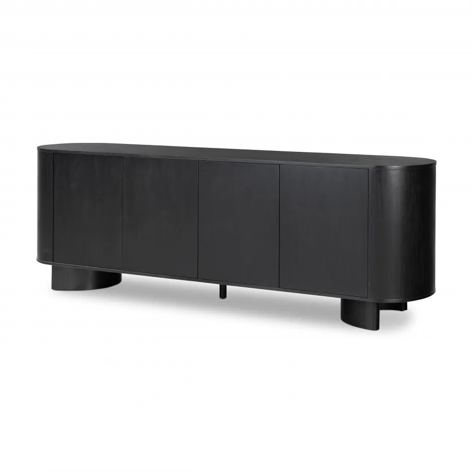 Paden Sideboard Aged Black Acacia