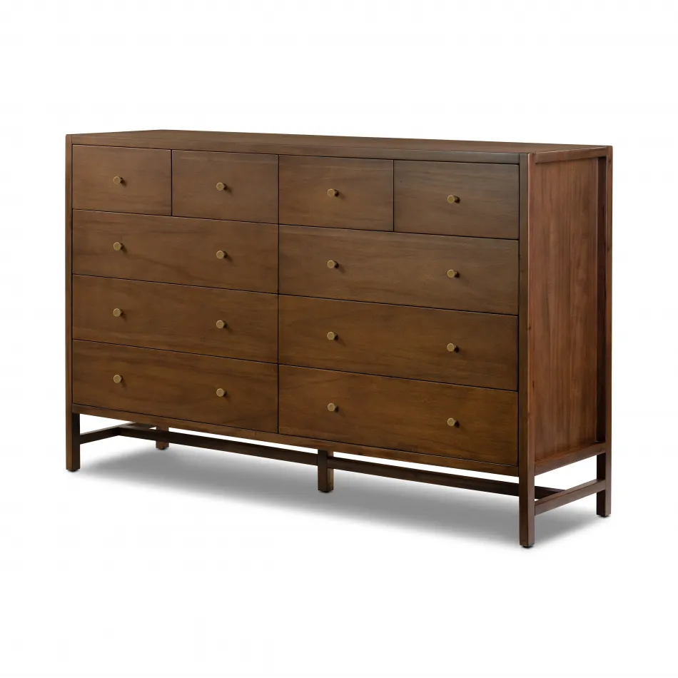 Sullivan 10 Drawer Dresser Saddle Tan