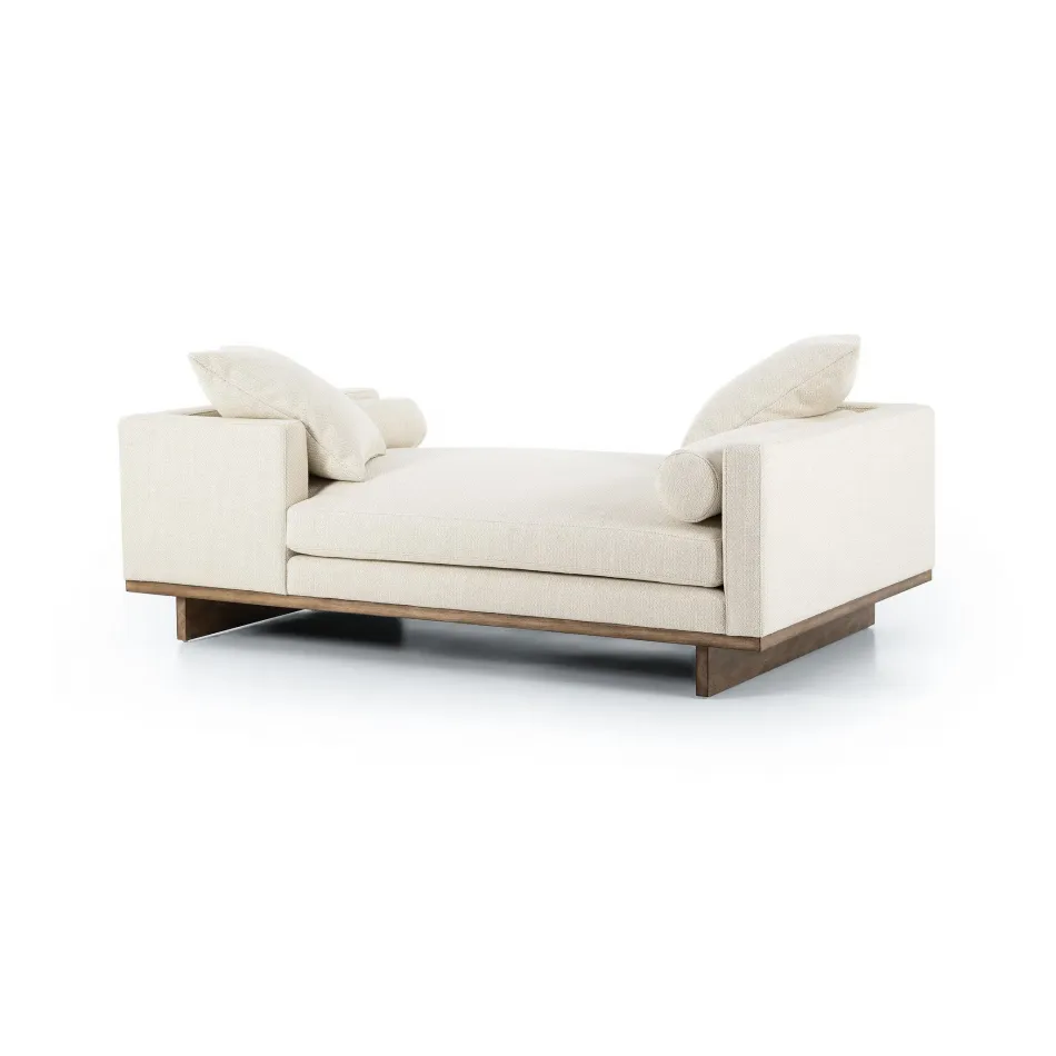 Everly Tete A Tete Chaise Irving Taupe