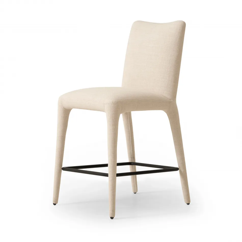 Monza Counter Stool Mixt Linen Natural