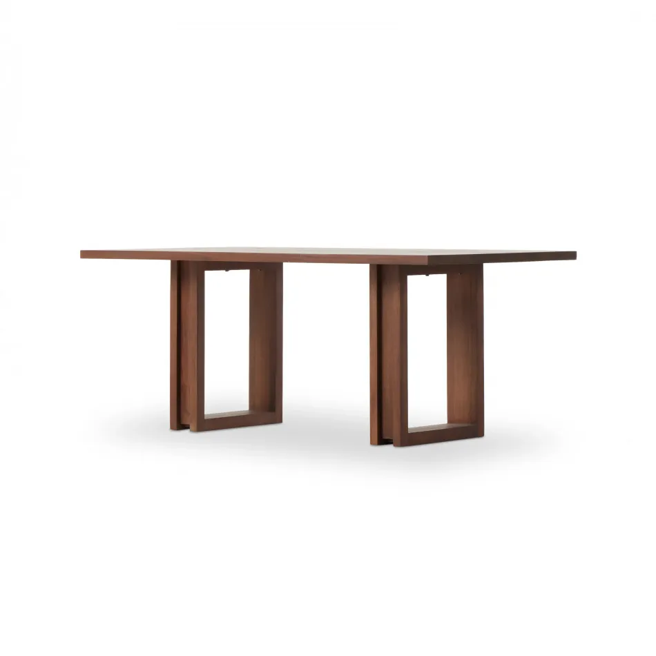 Carmel Dining Table Brown Wash