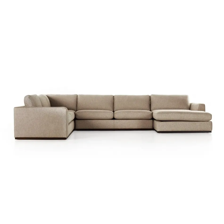 Colt 4-Piece Sectional Canton Dove Right Chaise