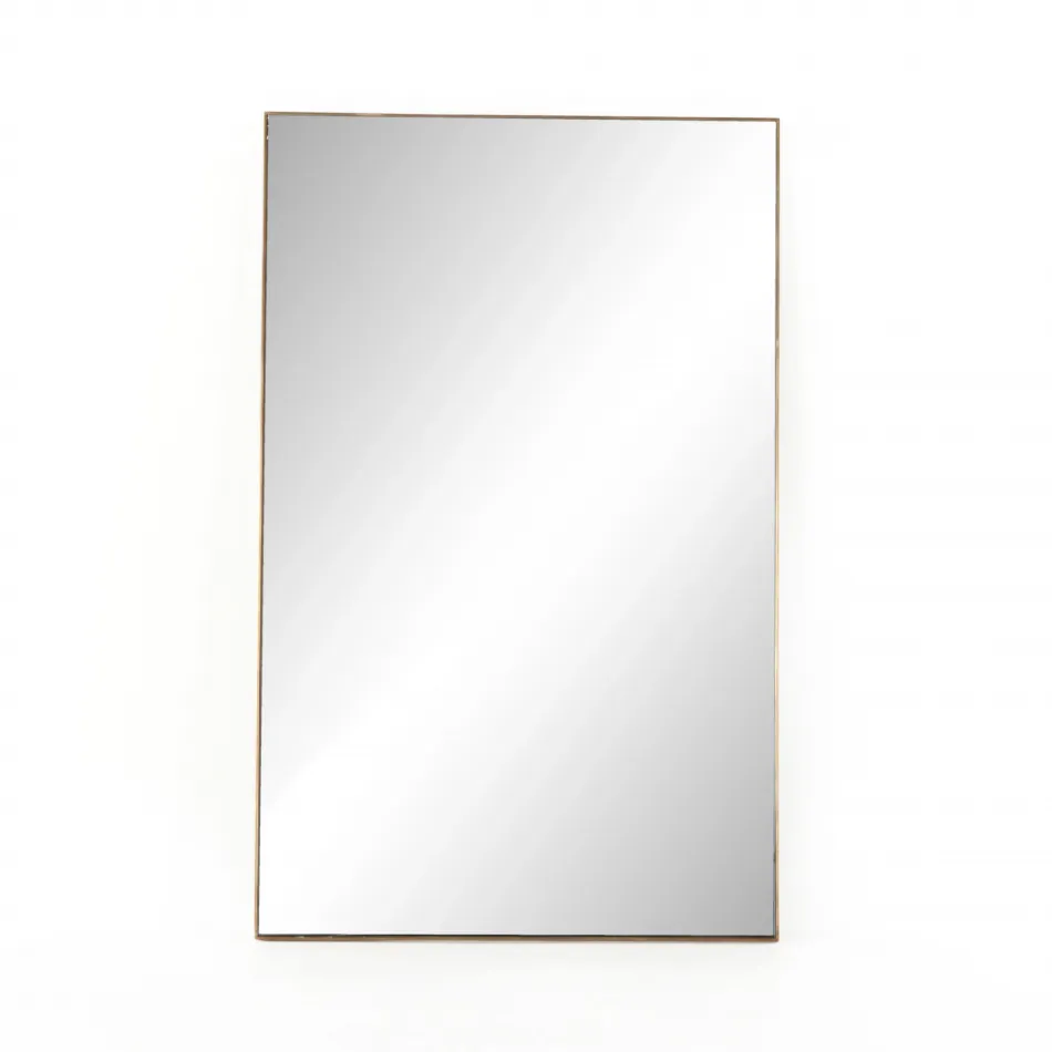 Georgina Rectangle Floor Mirror Polished