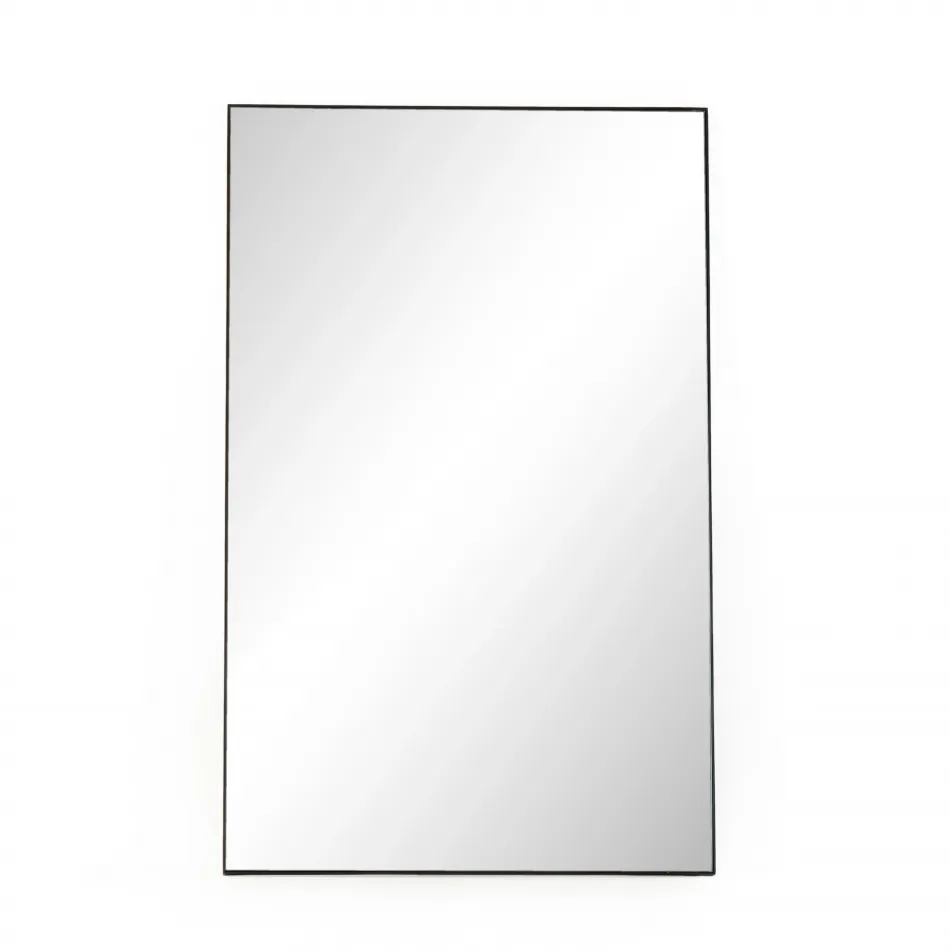 Georgina Rectangle Floor Mirror Matte Blk