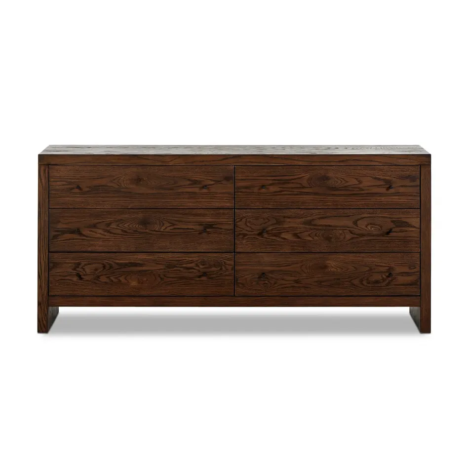 Torrington 6-Drawer Dresser Umber Oak